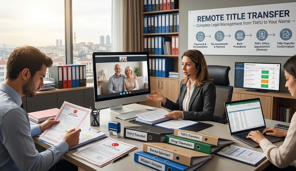 Digital representation of a secure international property transaction